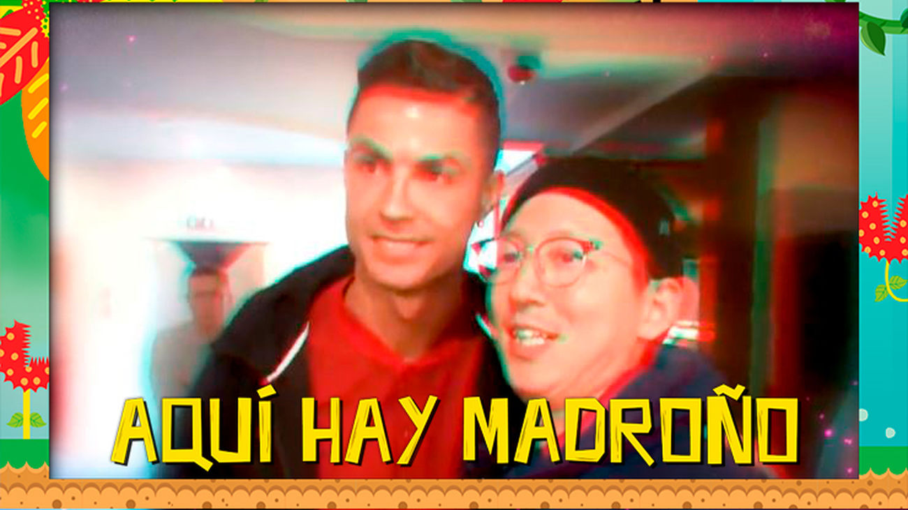 Cristiano Ronaldo, perseguido por un fan
