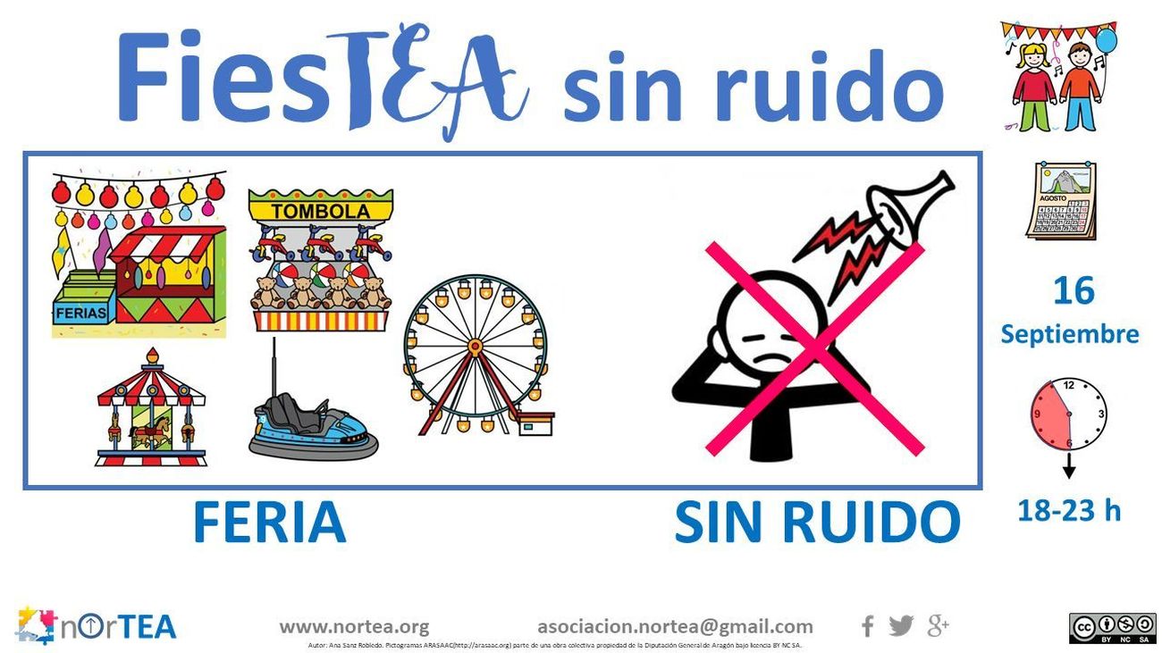 Algete celebrará un día sin ruido en la feria para las personas con autismo