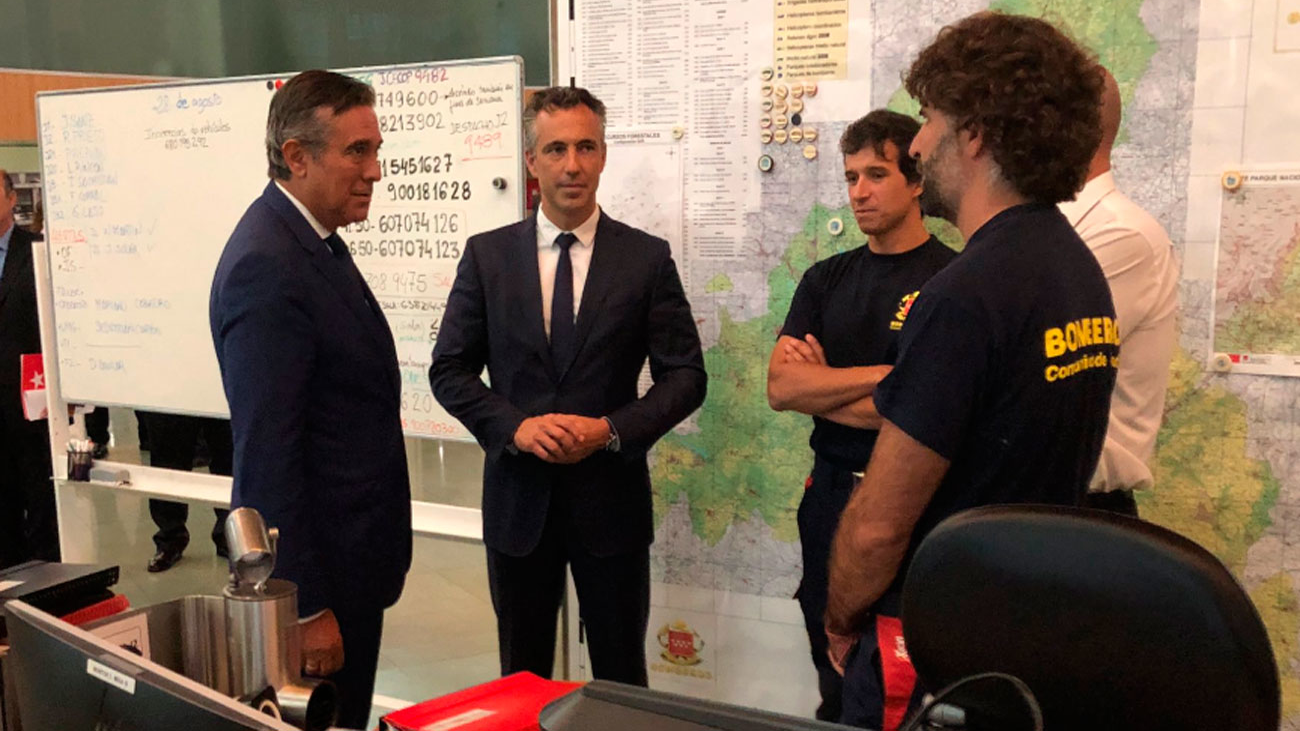 Enrique López ensalza la labor de los servicios de seguridad y emergencias de Madrid