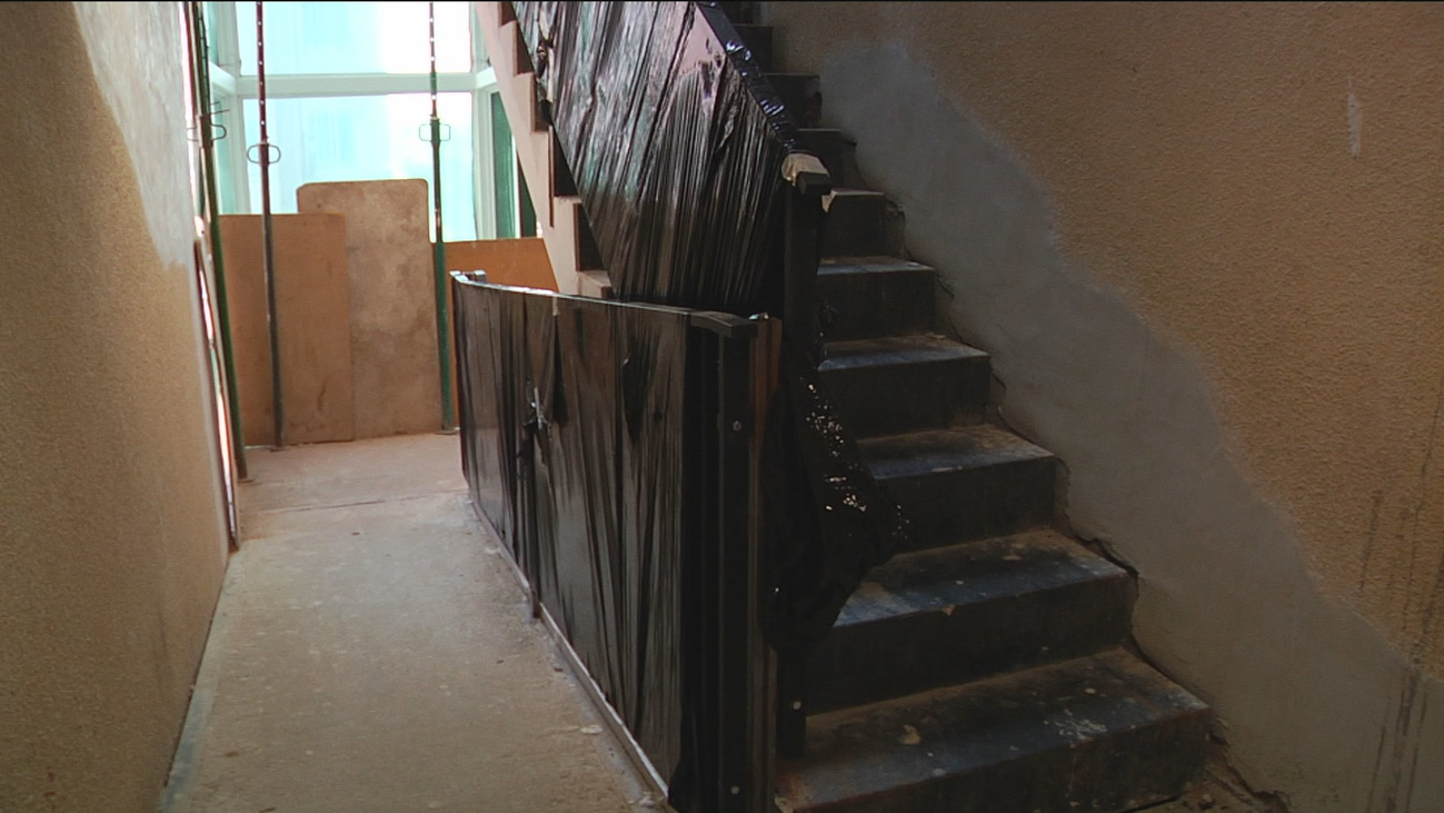 Atrapados sin ascensor en un edificio de San Fermín