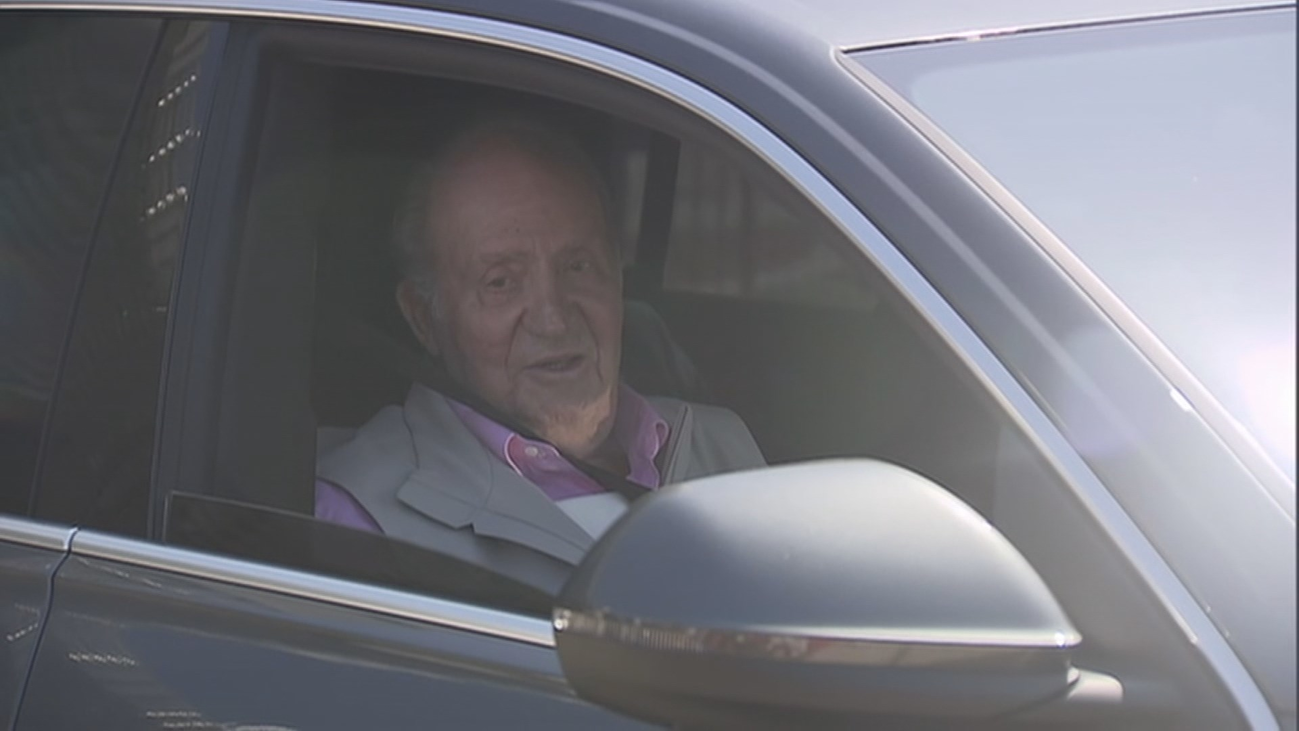 El Rey emérito  asegura estar "fenomenal" tras salir del hospital