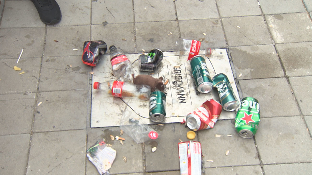 Así recuerdan los aficionados del Atlético de Madrid a Griezmann, Godín y Juanfran