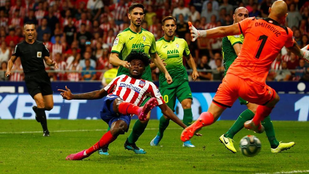 Gol de Thomas, del Atleti, al Eibar (3-2)