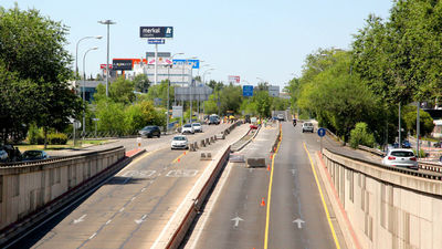 Alcobendas remodela la avenida de Bruselas para tratar de evitar los atascos junto a la  A-1