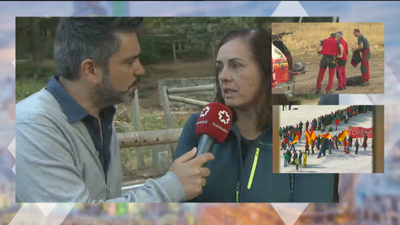 Cercedilla se vuelca con la familia de Blanca Fernández Ochoa