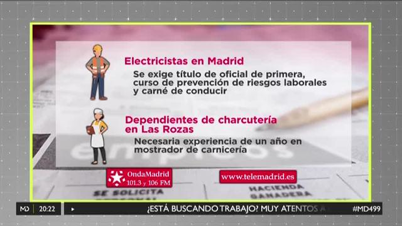 Se buscan electricistas en Madrid