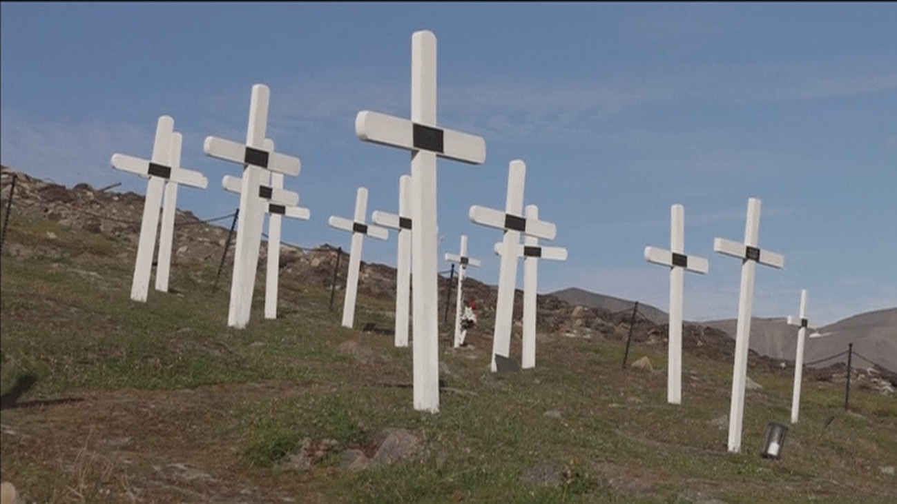 El deshielo del Ártico afecta al cementerio más al norte del planeta