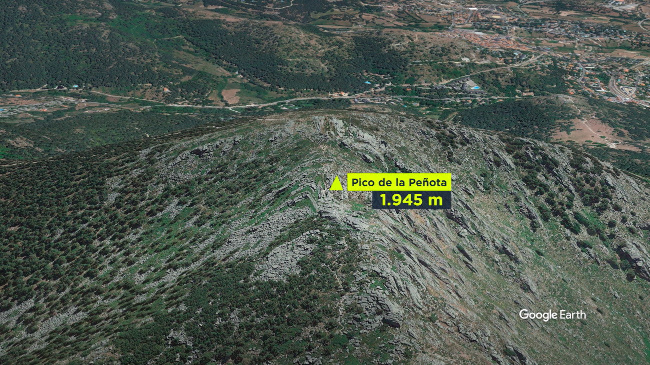 Pico de La Peñota, en la Sierra de Guadarrama