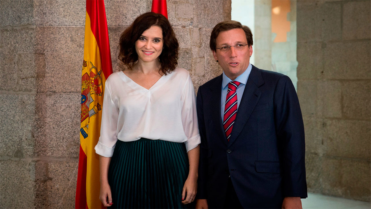 Ayuso y Almeida prometen cooperación entre Comunidad y Ayuntamiento