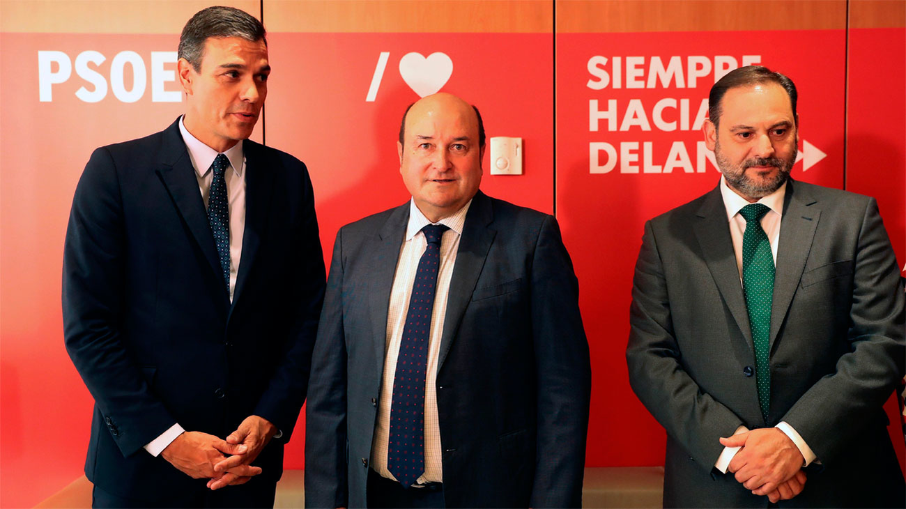 El PNV valora votar 'sí' con un PSOE más respetuoso con el autogobierno