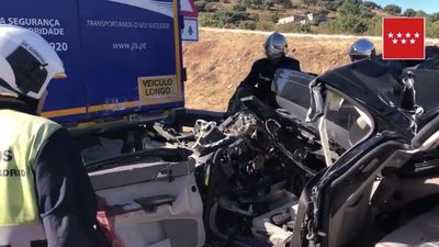 Muere un hombre en un accidente en la A-1, en Buitrago de Lozoya