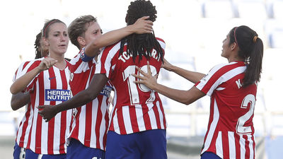Gol de Tounkara, del Atleti femenino, al Recreativo (0-1)