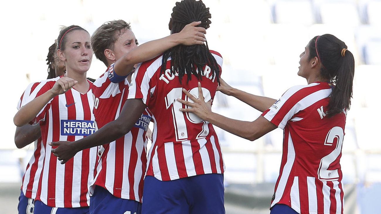 Gol de Tounkara, del Atleti femenino, al Recreativo (0-1)