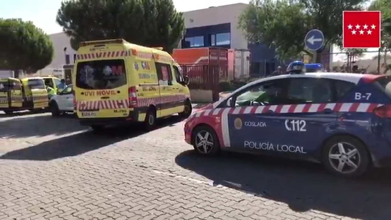 Herido grave un ciclista tras chocar con un camión aparcado en Coslada