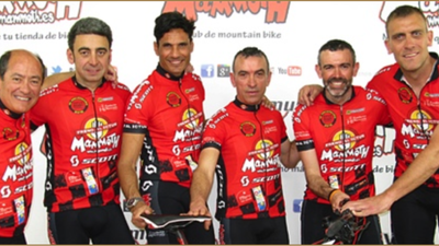 Julio Agredano e Iñaki de Miguel pedalean por 'Freno al Ictus'