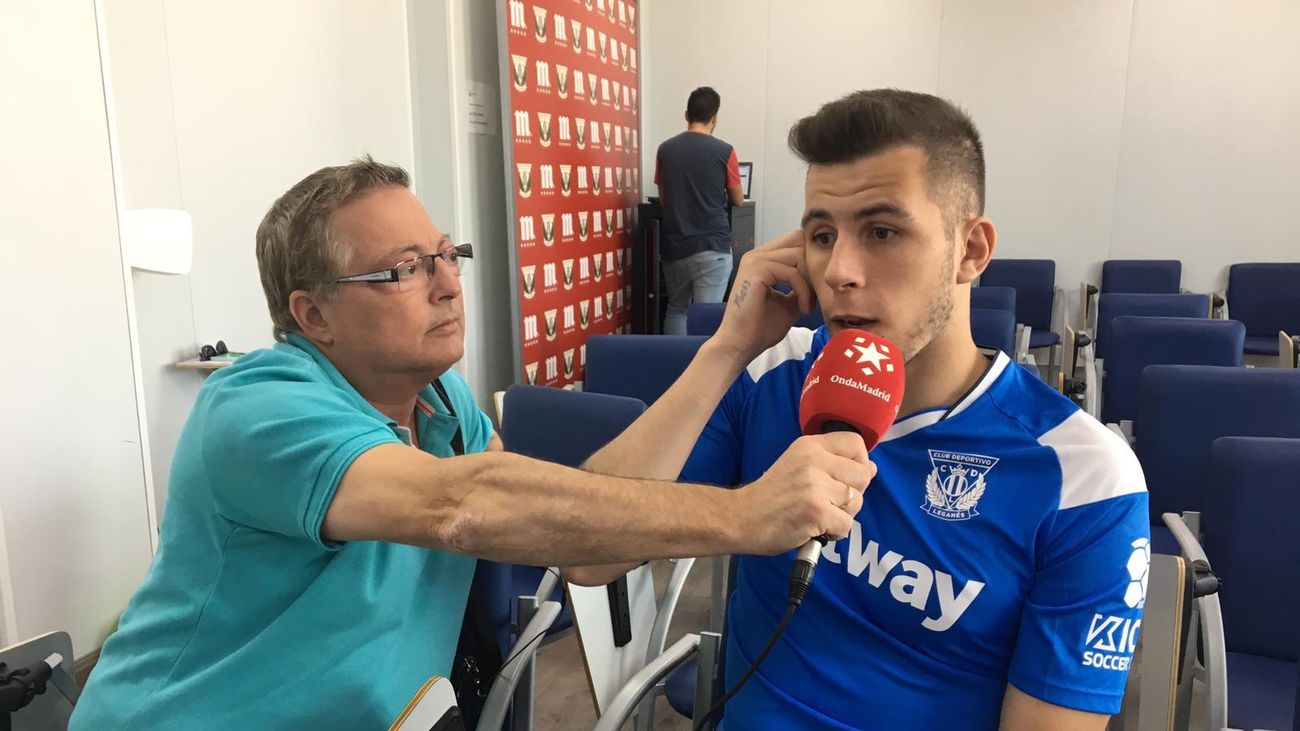 Christian Rivera: "Quiero dar un paso adelante con el Leganés"