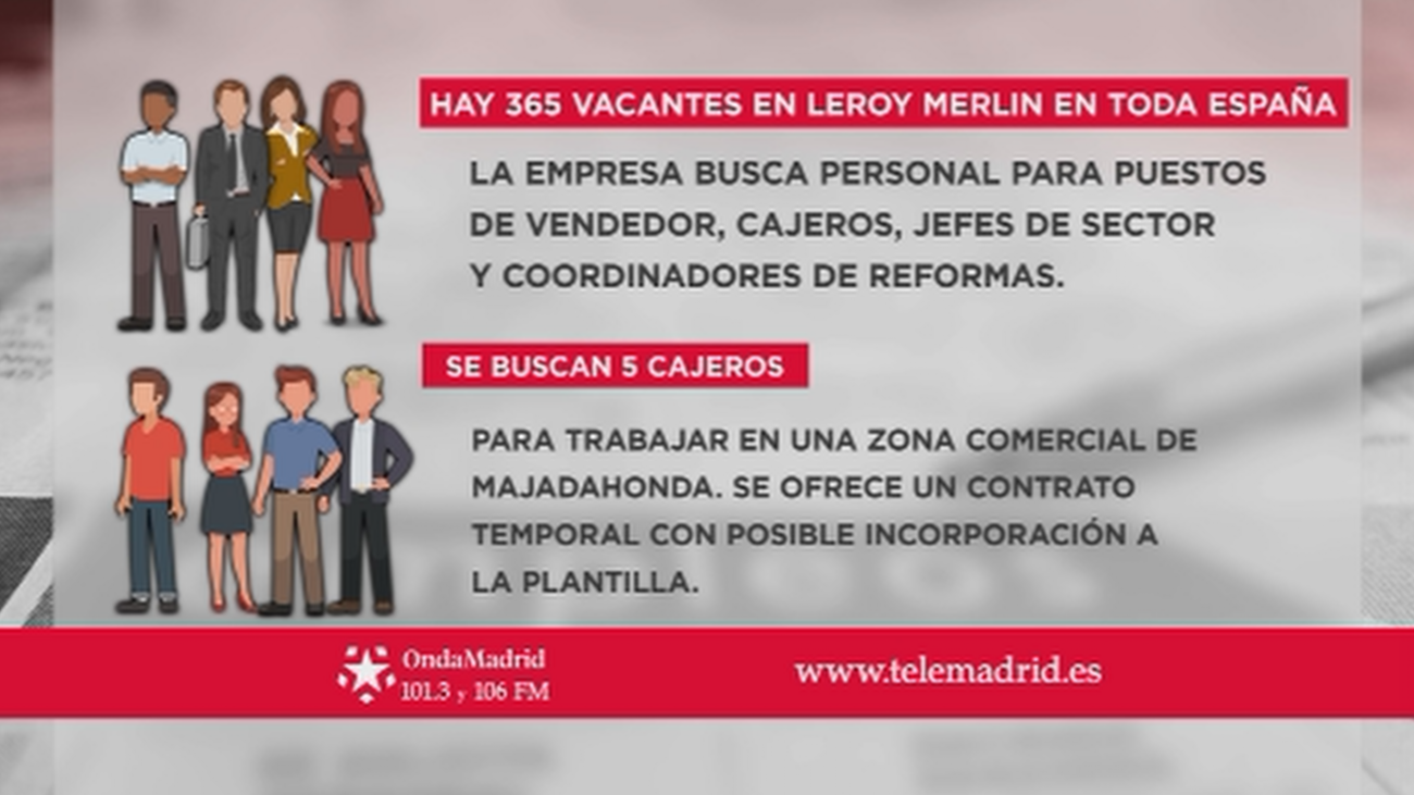 Leroy Merlín busca empleados para sus establecimientos en toda España
