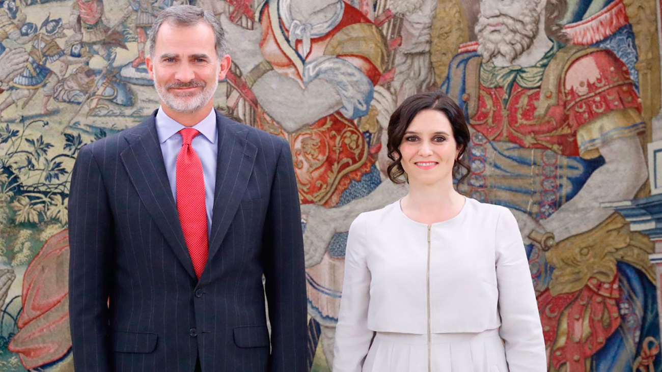 El Rey recibe en Zarzuela a Díaz Ayuso
