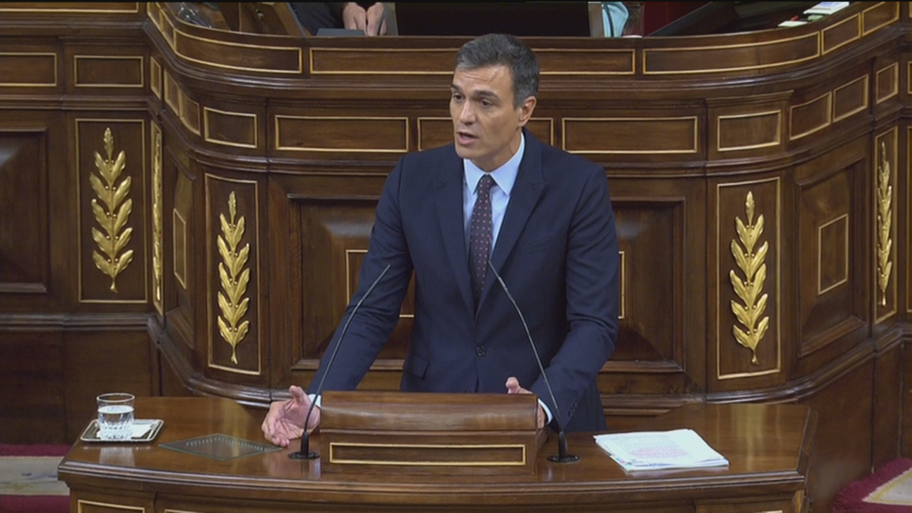 Pedro Sánchez comparece en el Congreso y dice que "no quiere elecciones"