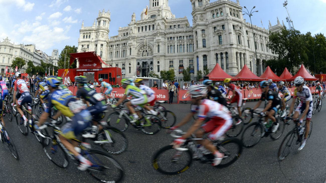 La Vuelta a su paso por La Cibeles