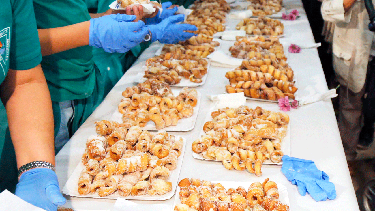 Los 'retorcidos', el tradicional postre mostoleño