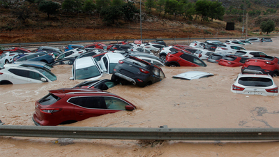 La gota fría azota el sureste peninsular y causa 2 muertos y numerosos daños