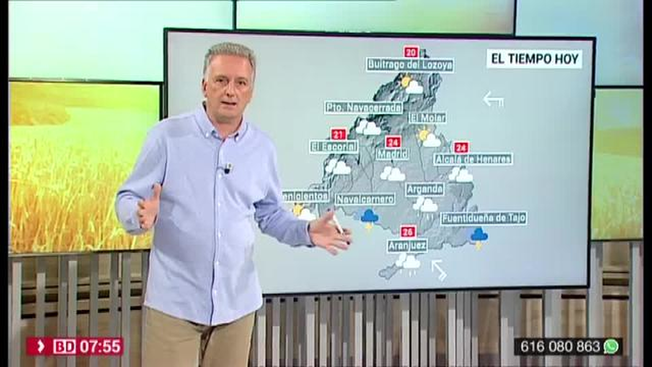 La Aemet pronostica chubascos y tormentas intensos en la zona sur de Madrid