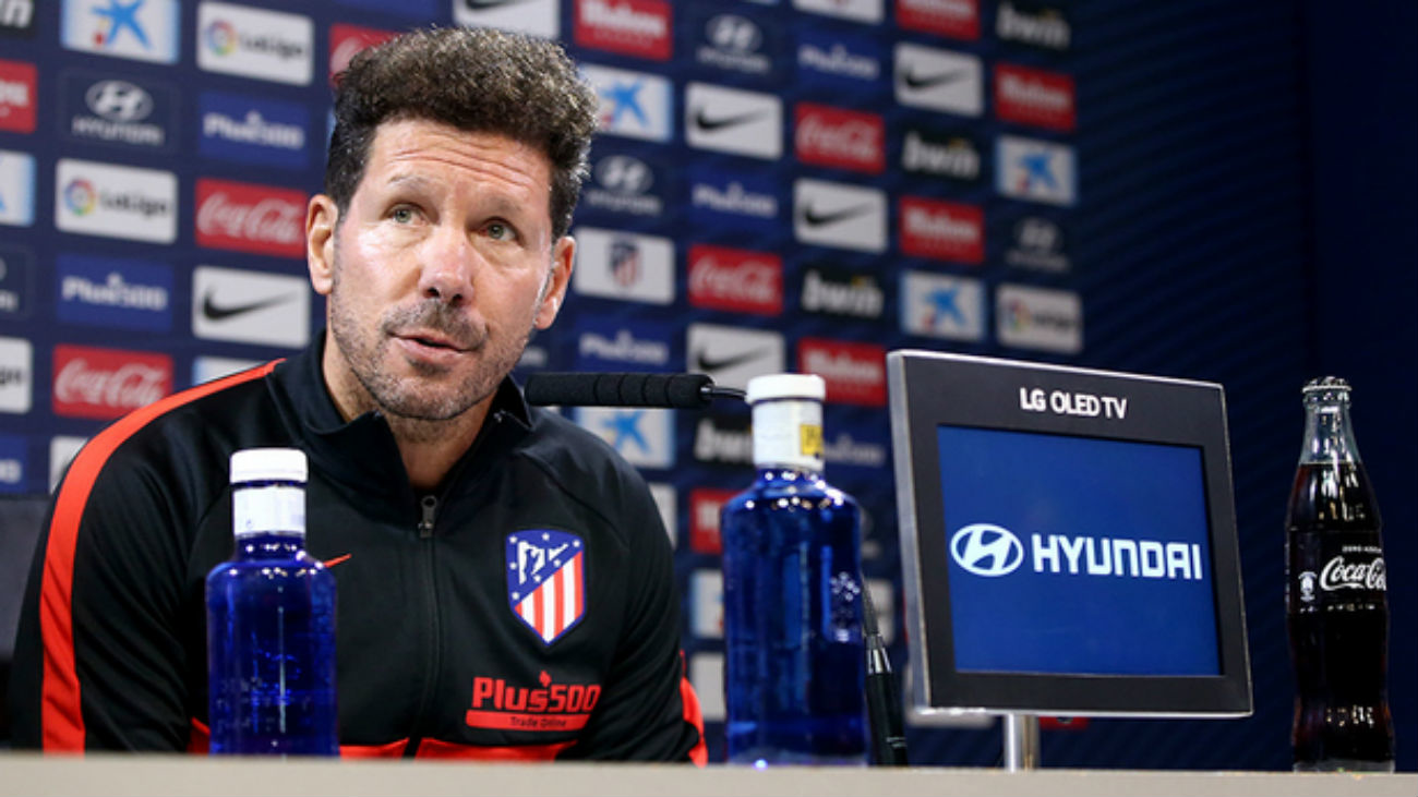 Simeone: "Ni falta ni sobra nada en la plantilla"