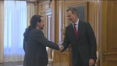 Iglesias pedirá al Rey apoyo con Sánchez  para un gobierno de coalición