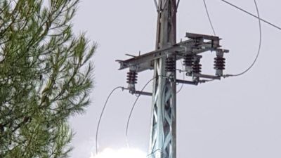 Un rayo provoca cortes de luz en Navalcarnero