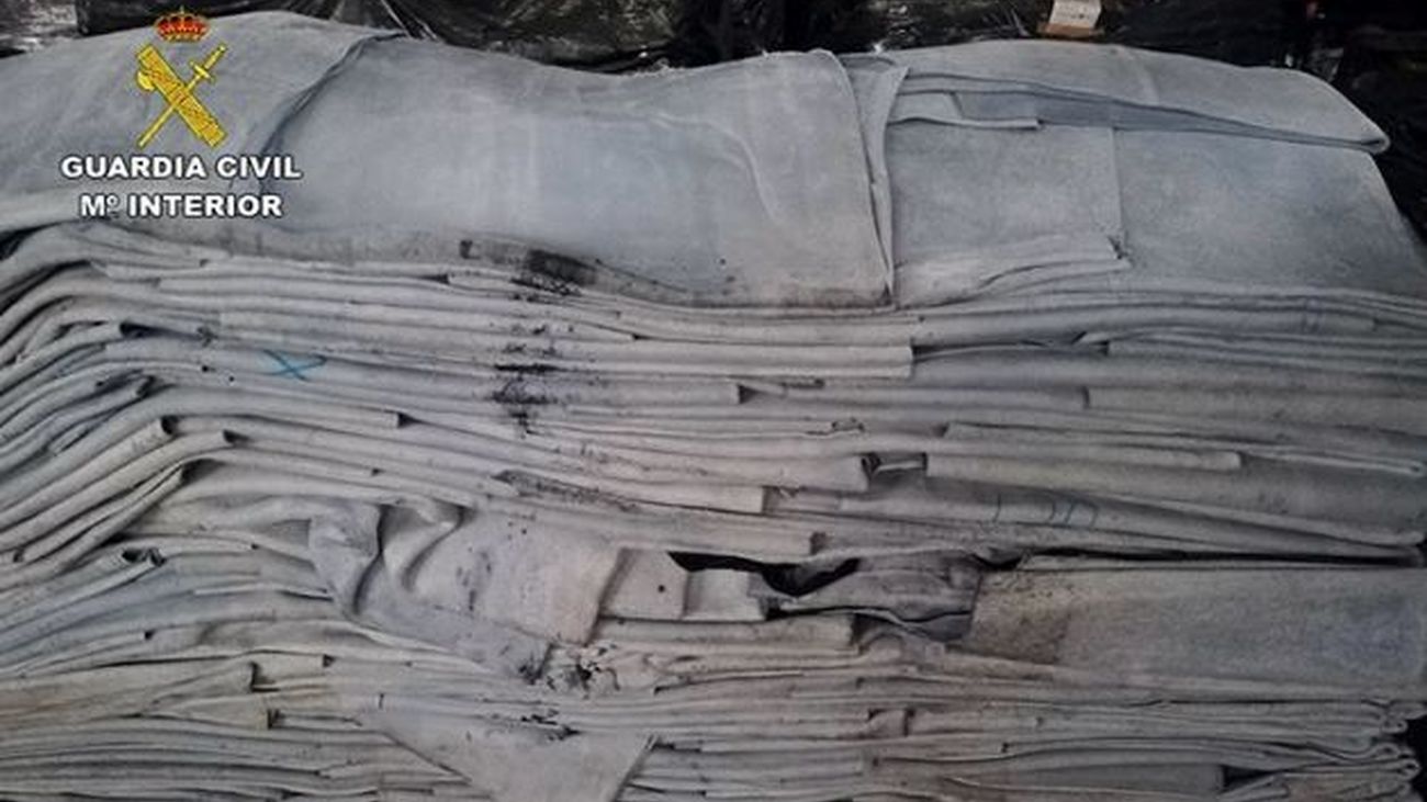 La Guardia civil intercepta un camión con 127 kilos de cocaína en Lorca