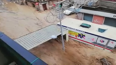 Arganda sufre su segunda tromba de agua en 20 días