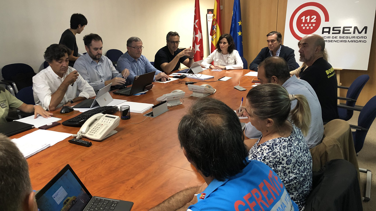 Díaz Ayuso celebra que no haya habido "daños  personales" por el paso de la DANA