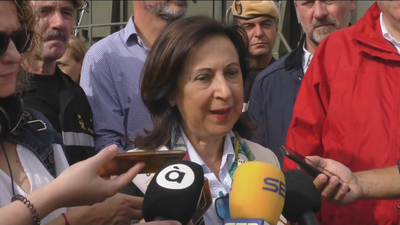 La ministra de Defensa  pide prudencia ante el riesgo de la gota fría