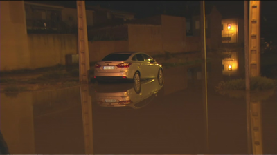 Una tormenta inunda San Martín de la Vega