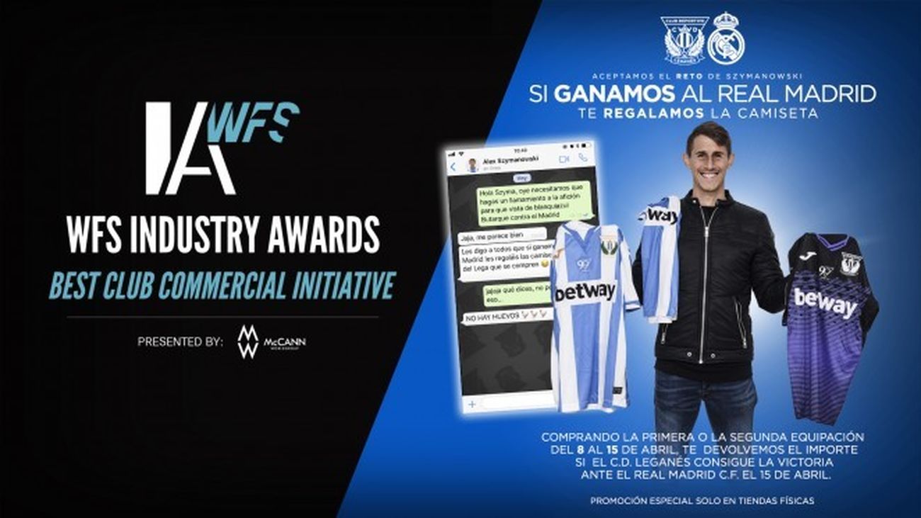 El Leganés, nominado a los WFS Industry Awards