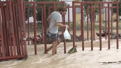 Villar del Olmo, un municipio literalmente ‘partido’ en dos tras la riada