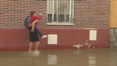 Los vecinos de San Martín de la Vega evalúan los destrozos tras las tormentas