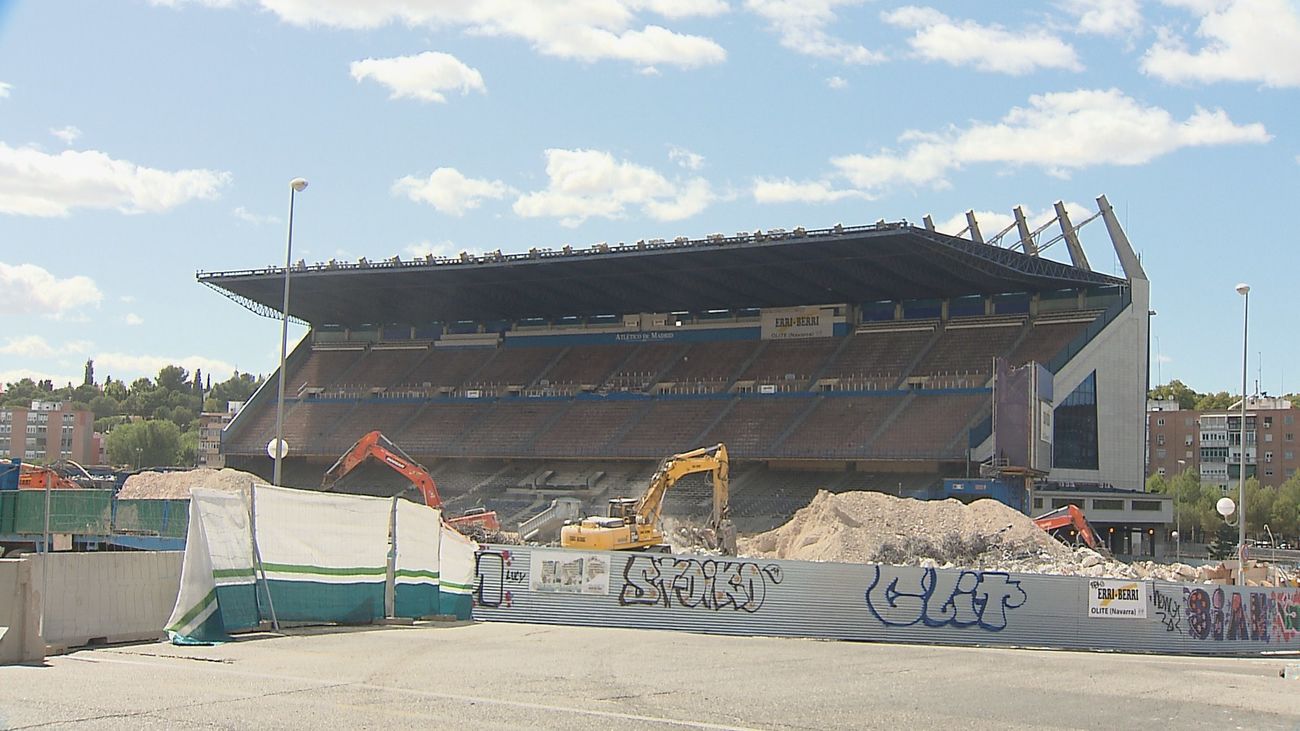 Demolición del Vicente Calderón