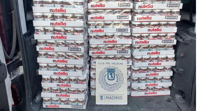 Detenido en Vallecas por vender botes de crema de cacao robados en Seseña