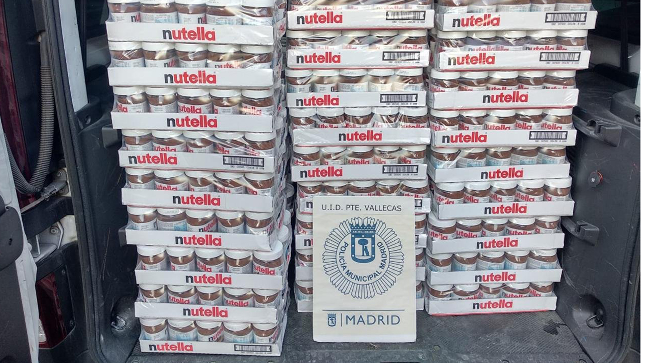 Detenido en Vallecas por vender botes de crema de cacao robados en Seseña