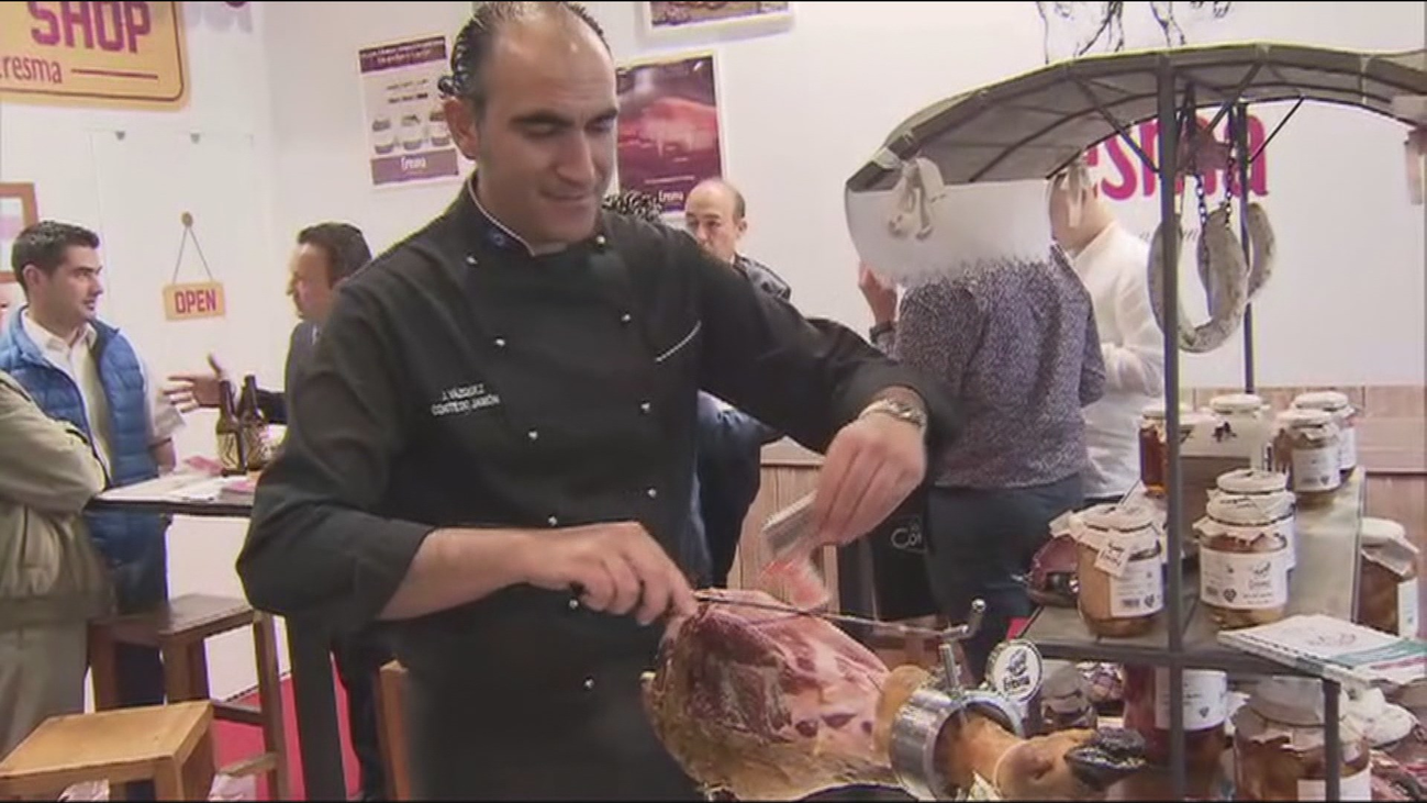 Madrid se convierte estos días en la capital mundial del jamón