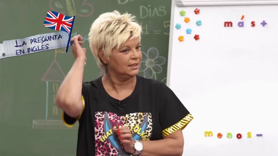 Terelu no entiende nada de la pregunta en inglés