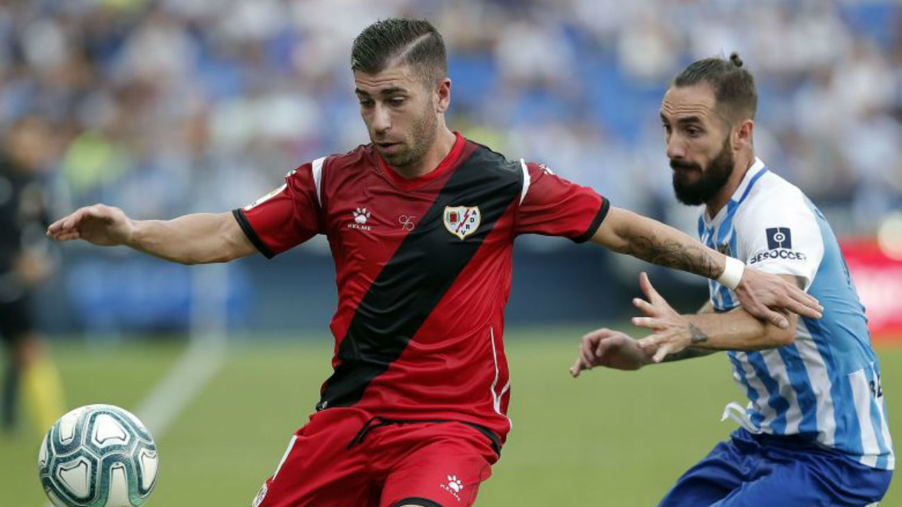 Embarba ante el Málaga