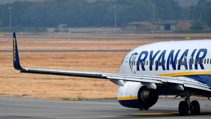 Ryanair reduce un 20% su capacidad en septiembre y octubre por la menor demanda