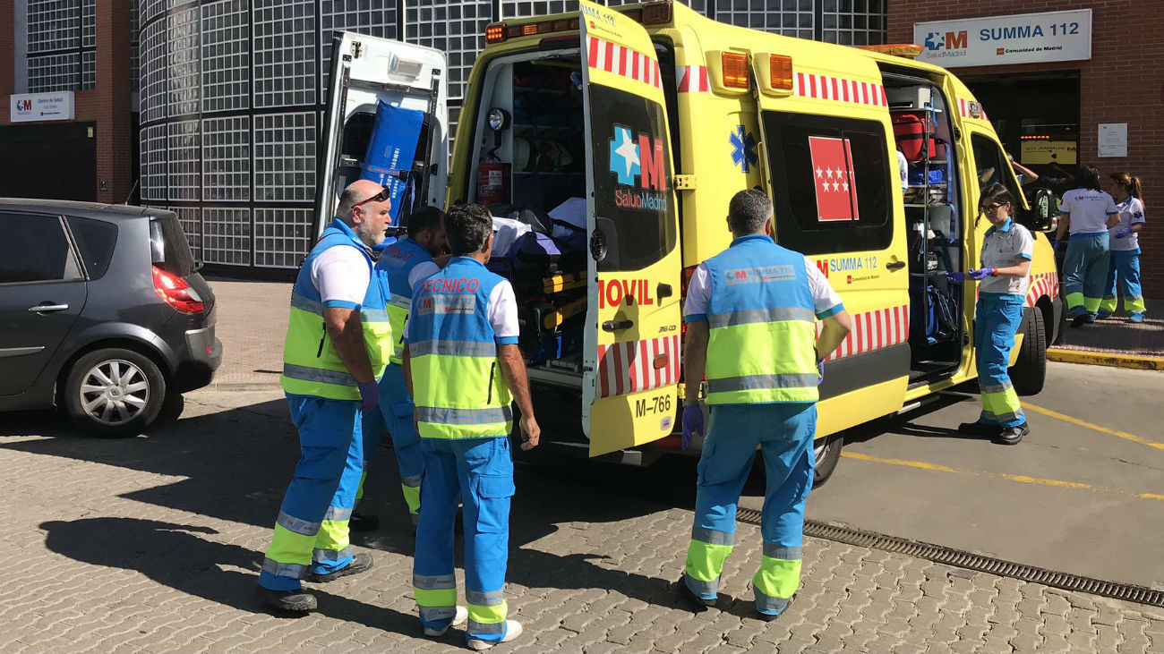 Un joven herido leve al caerse desde un tejado en Leganés