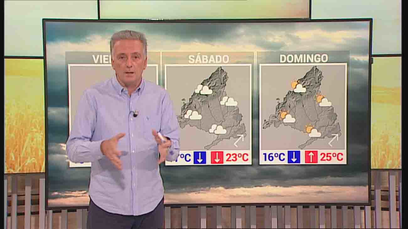 Lluvias y tormentas, quizá con granizo, este fin de semana en Madrid