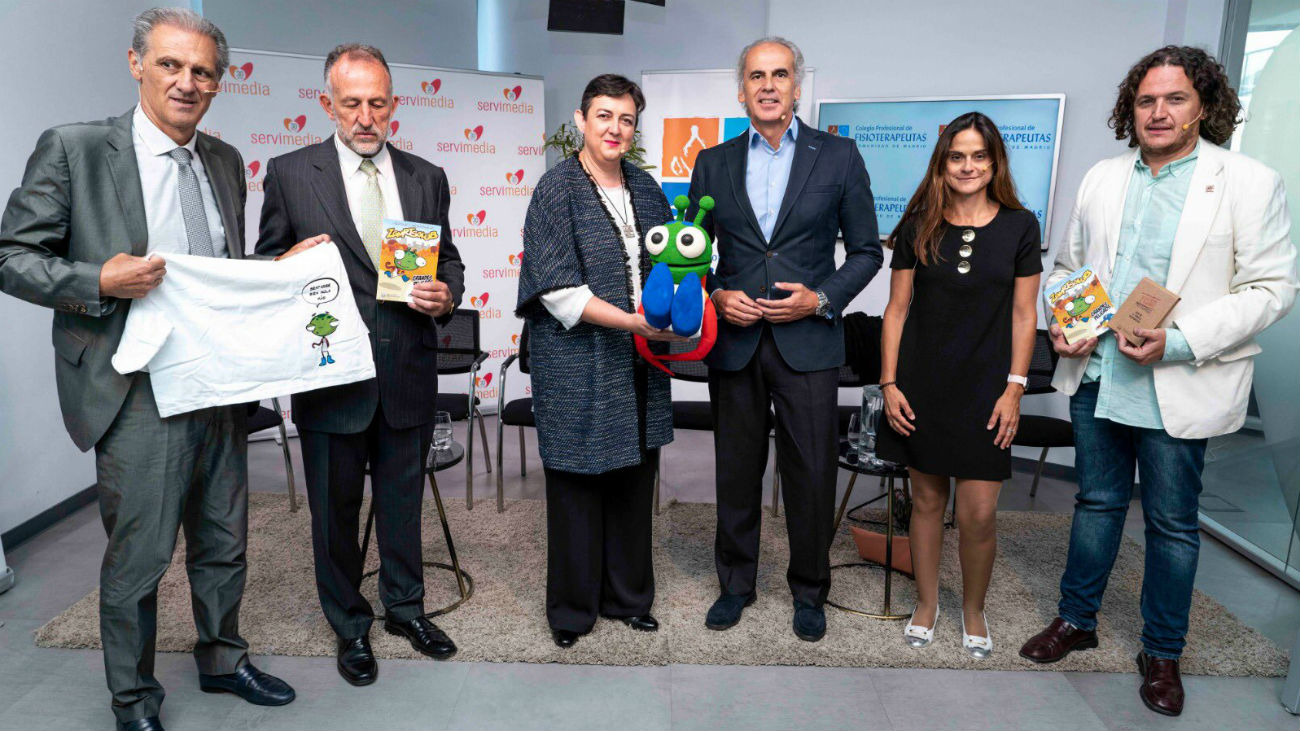 Décimo aniversario de la campaña escolar del Colegio de Fisioterapeutas