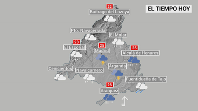 Madrid, pendiente de las tormentas de este viernes por la tarde