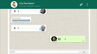 Nos colamos en el grupo de WhatsApp del Real Madrid